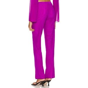 💕 GONZA mesh wide leg pants NEW size XS / S elastic waist pull on REVOLVE